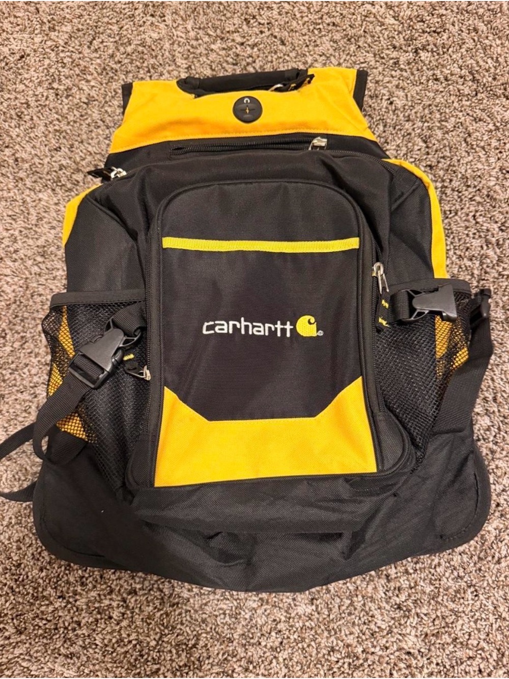Carhartt Black and Yellow Workday Backpack